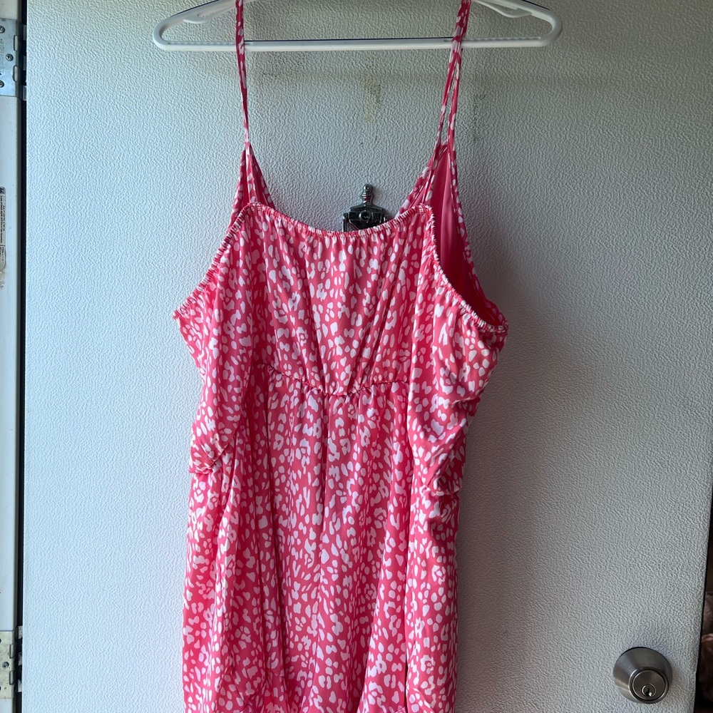 Pink Lily Romper